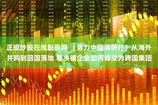 正规炒股在线配资网 （活力中国调研行）从海外并购到回国落地 看乡镇企业如何蝶变为跨国集团